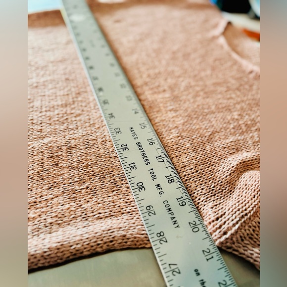 Nordstrom Easel Sweater Knit Light Weight LS Color Block Pink/Gray SZ Medium NEW - Picture 12 of 15